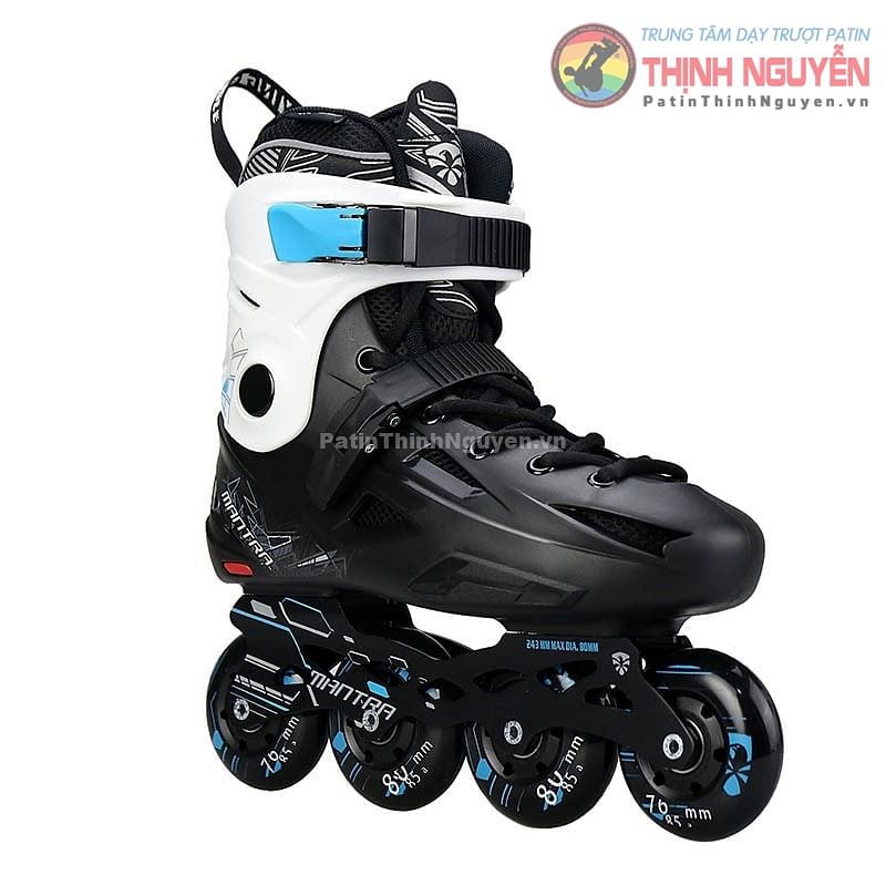 Giày trượt patin flyting eagle F1S dành cho trẻ em màu đen