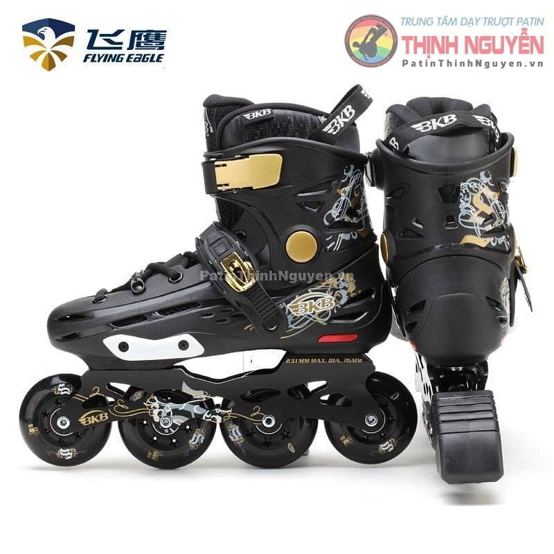 Giày Patin Flying Eagle BKB B6 Đen